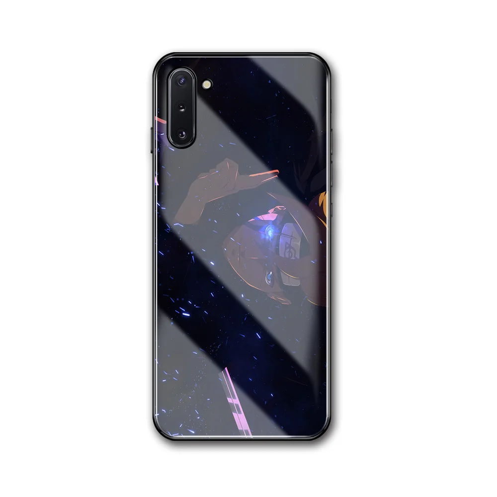 DIY чехол для Samsung Note 8 Itachi Uchiha naruto стеклянный SamsungNote 9 10 plus S8 S9 Plus S10 S10e | Мобильные