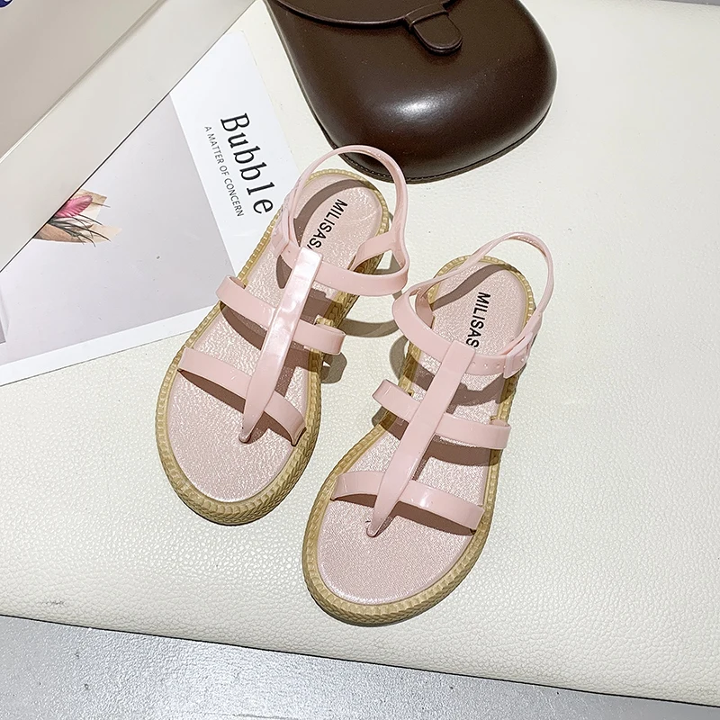 

Women Sandals Shoes 2020 New Beach Ladies Shoes Women Spring Summer Shoes Woman Flip Flops Fashion Gladiator flat sandles B785