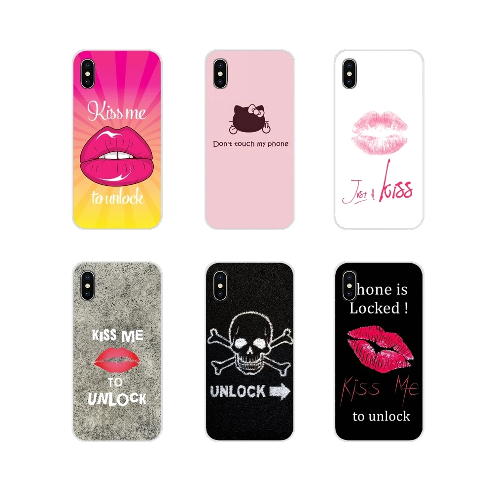 Разблокируйте Стикеры губы аксессуары для телефона чехлы samsung Galaxy S3 S4 S5 Mini S6 S7 Edge S8