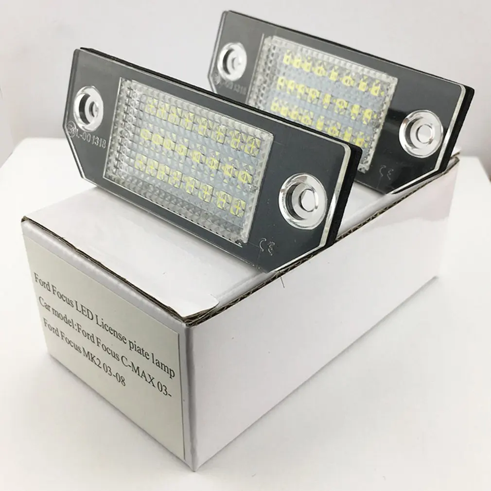 

2pcs/Set License Lamp Housing Parking Light Car Modification Replacement Part For Focus C-MAX MK2 03-08