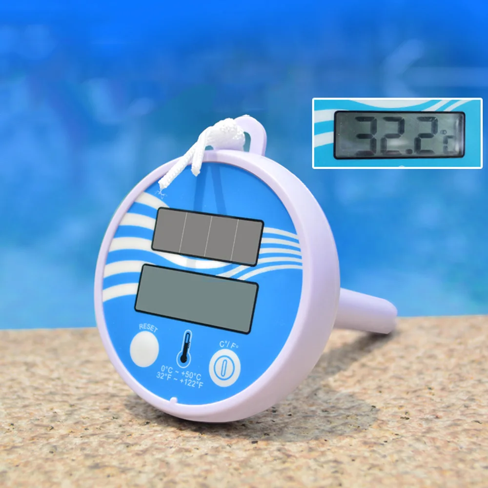 

LCD Display Swimming Pool Temperature Measurement Small Floating Aquarium Tank Waterproof Digital Thermometer Bath Water Spa