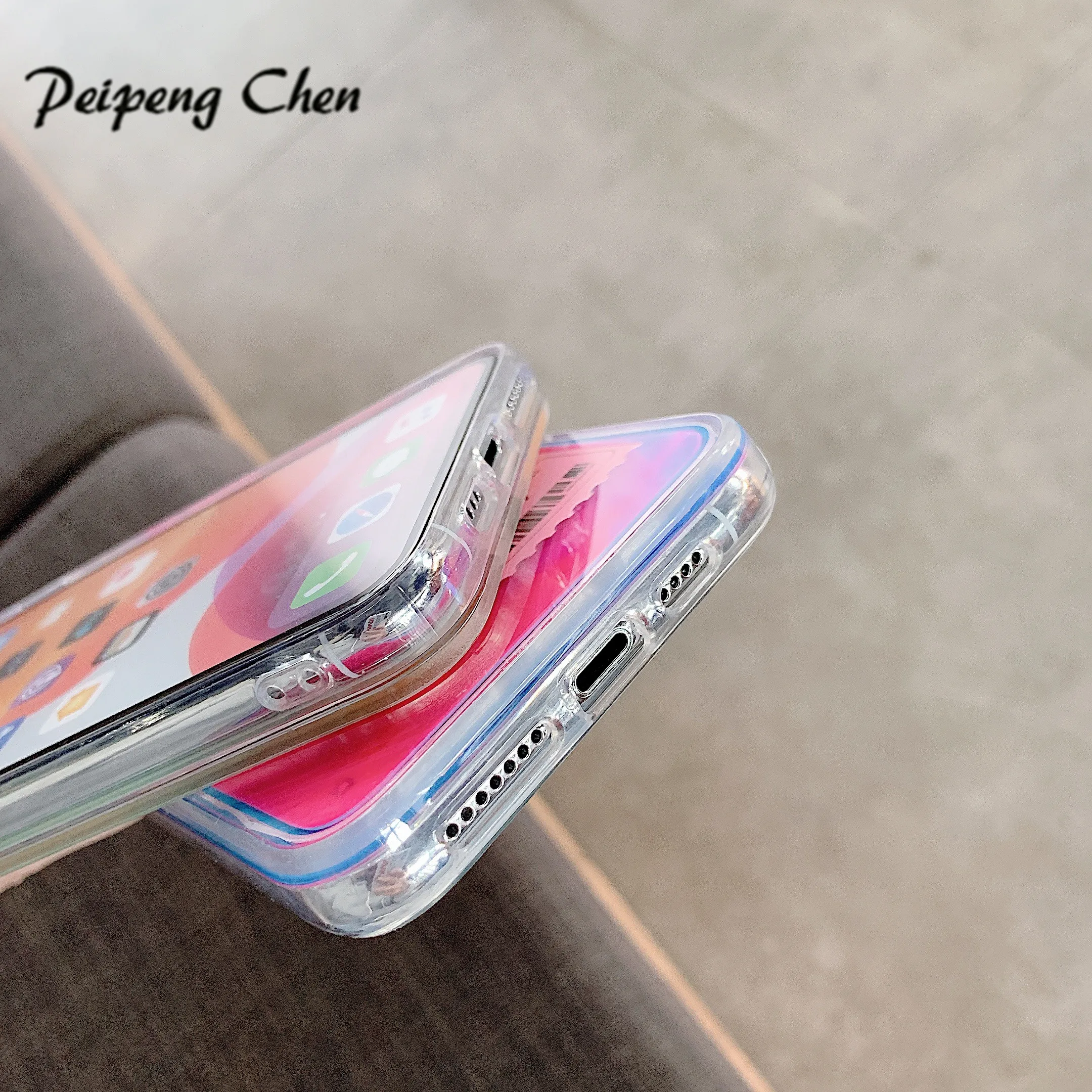 Роскошный прозрачный силиконовый чехол для телефона iPhone 11 X S XR XS Max 8 7 6 Plus