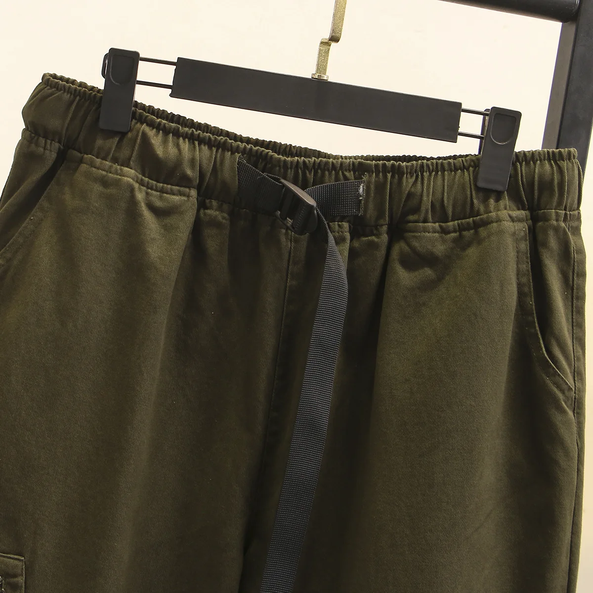 Женские штаны карго Весна за размеры подошвой женские свободные Ремень На