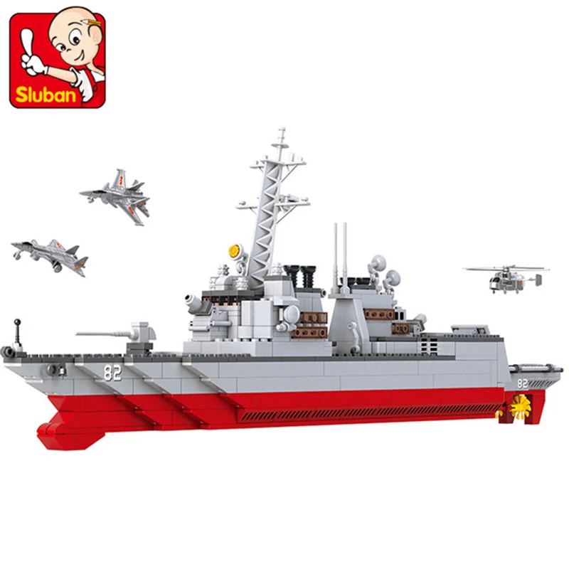 

615 шт. SLuban 0390 авианосец боевая группа Звездного разрушителя, авианосец сборки модель сборки строительные блоки игрушки подарки