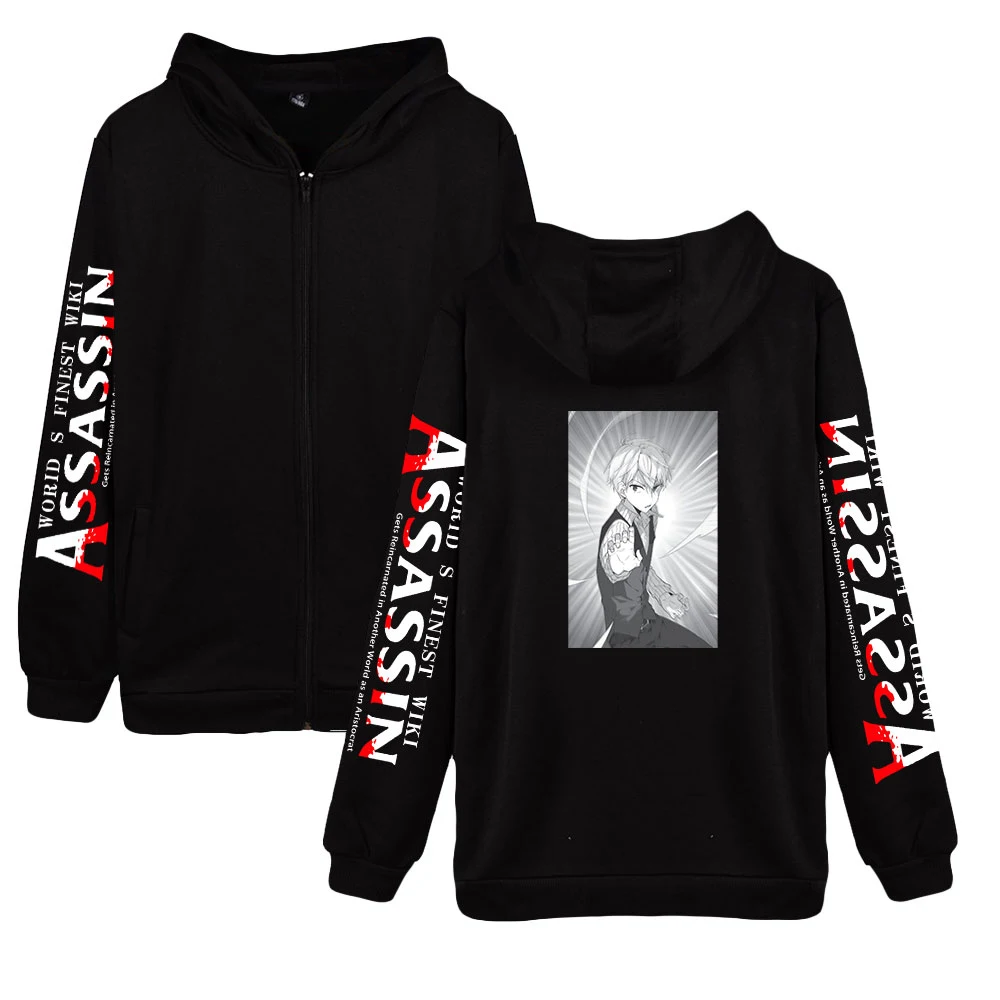 

Fall 2021 Anime World's Finest Assassin 2D Print Zipper Hoodies Sweatshirt Women/Men Fashion Hoodies Zippers