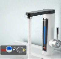 rotatable bathroom faucet instant hot water dispenser faucet with led digital display water heating tap