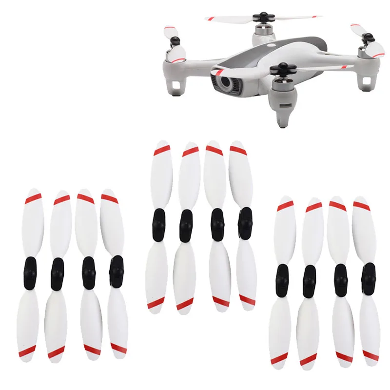 

4/12PCS Foldable Propeller Props Spare Part for SYMA W1 W1PRO W1 PRO GPS 5G WiFi FPV Drone Helicopter Propeller Blade Accessory