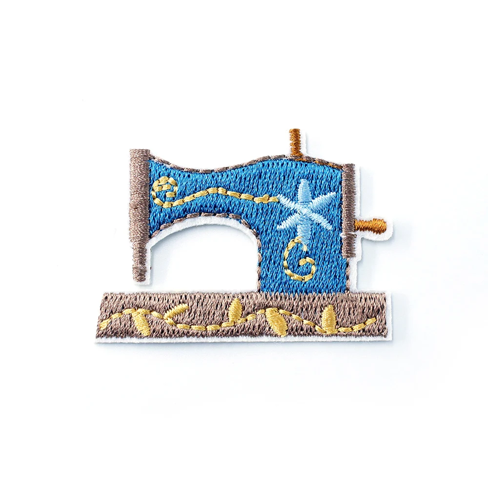 Размер швейной машины: 3 5x4 9 см нашивки сделай сам тканевые патчи вышитые