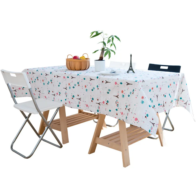 

White Tablecloth cotton pastoral cloth tablecloth For Table Cover Table Dining Desk Cloth Party Wedding Birthday decoration
