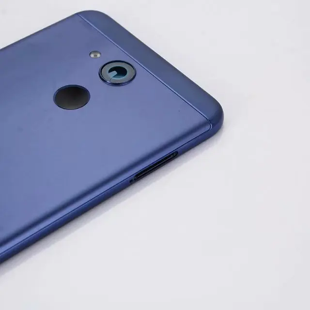 Чехол на заднюю крышку для Huawei Honor 6C Pro/Honor V9 Play металлическая задняя дверь ремонт батарея чехол+ кнопки камеры стекло