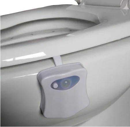 Хит продаж умная Ночная Светодиодная лампа для ванной и туалета