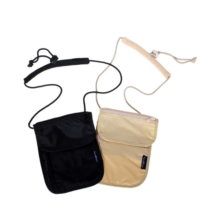 1pcs Neck Hanging Travel Cover Wallet ID Holder Storage Money Bag Multifunction Card Package | Дом и сад