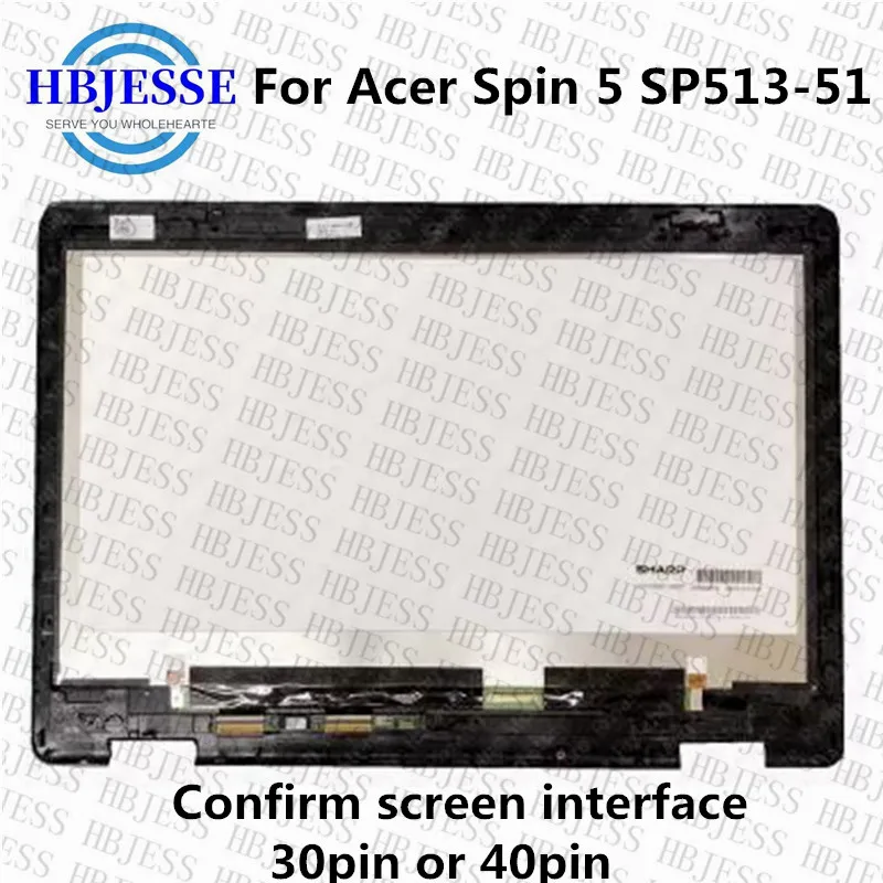  - 1920*1080  Acer Spin 5 SP513-51 IPS +     FHD 30pin  40pin