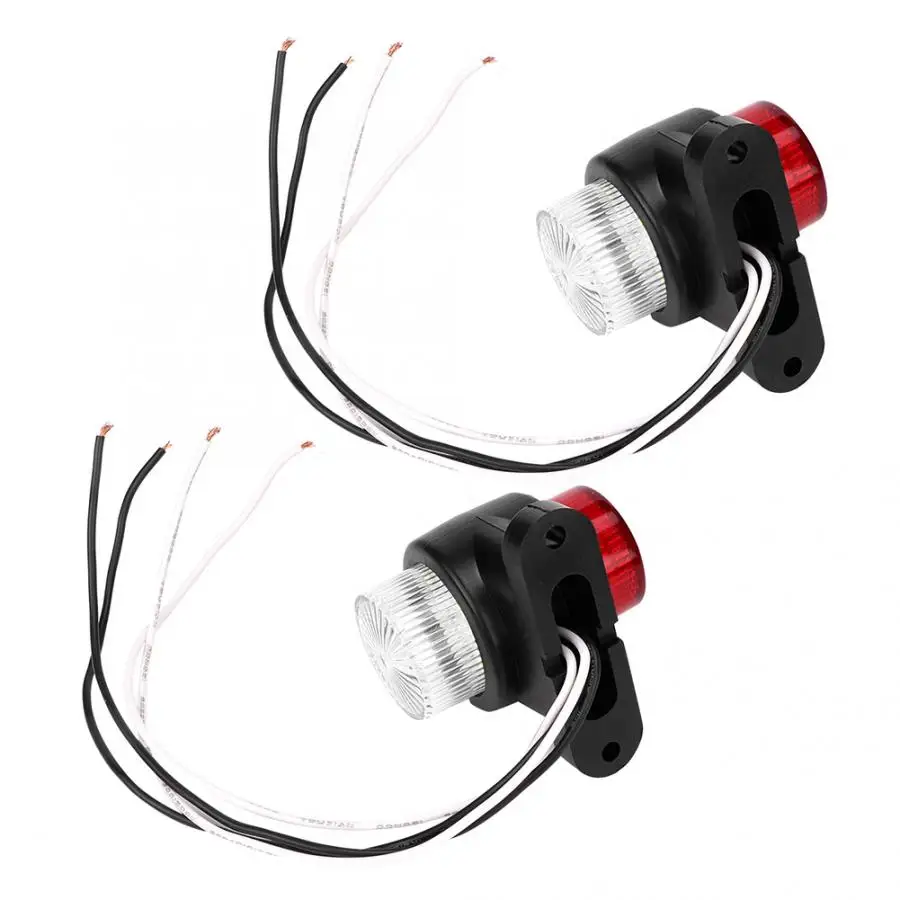 2 шт. 8 Светодиодный Боковой светильник для грузовика индикаторная