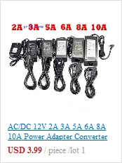 AC 220V к DC 12 V 1A 2A 3A 5A 8.5A 10A 15A 20A 30A 40A 50A импульсный источник питания адаптер питания, трансформатор светодиодной ленты