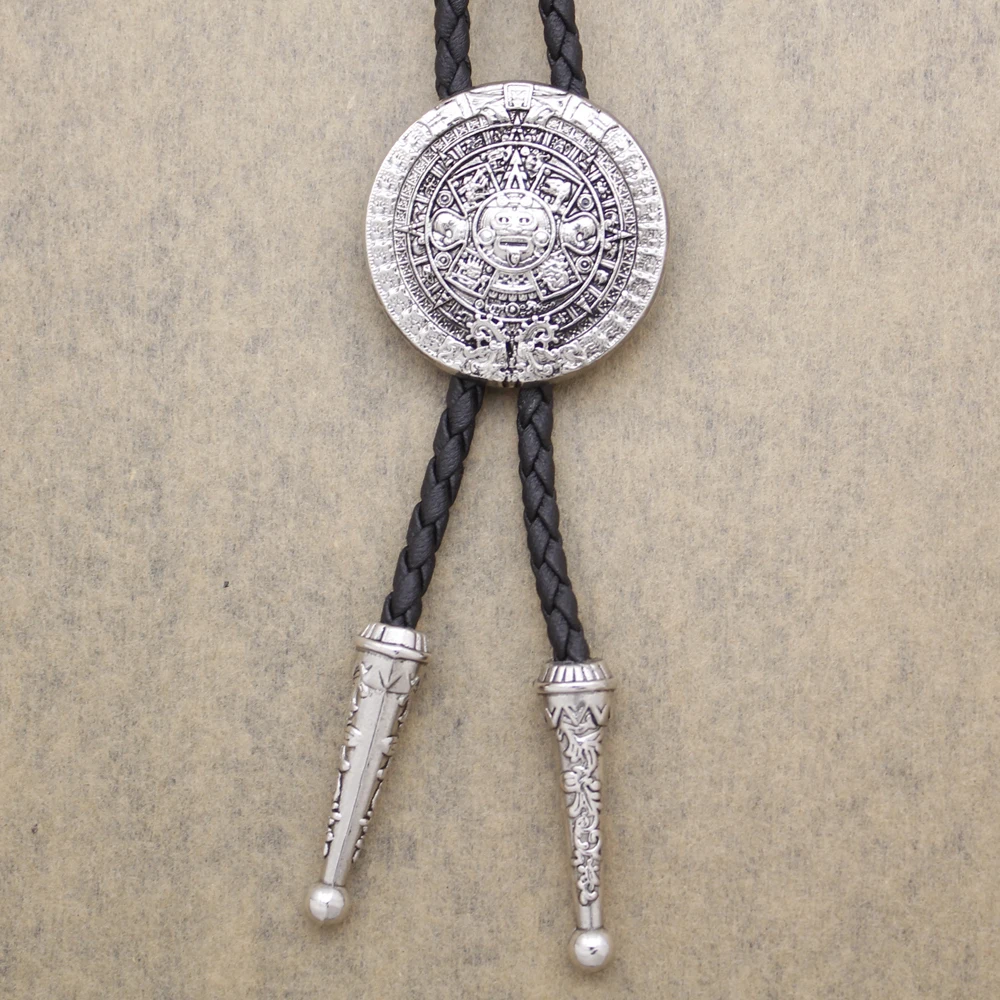 Fab Aztec Mayan индийская Мексиканская детализированная маска календаря кожаная
