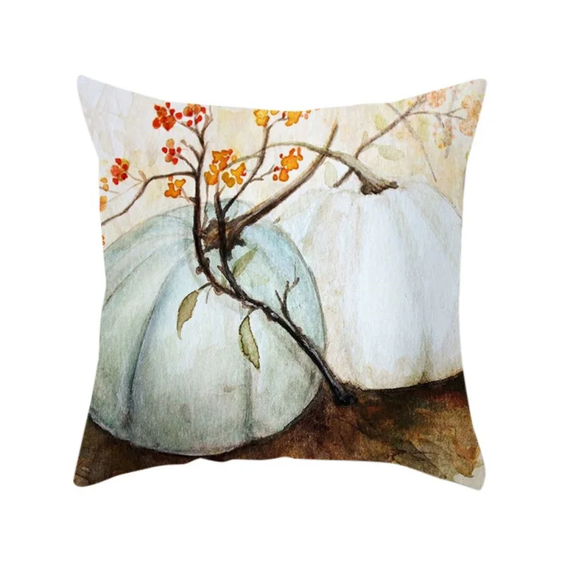 Хеллоуин Подушка с изображением тыквы чехол персиковый бархат пледы Наволочка