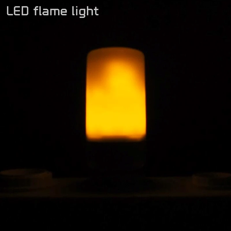 

Rear cargo cleaning - Flame Lamp E14 smd2835 99 patch wide pressing 3 gear mode