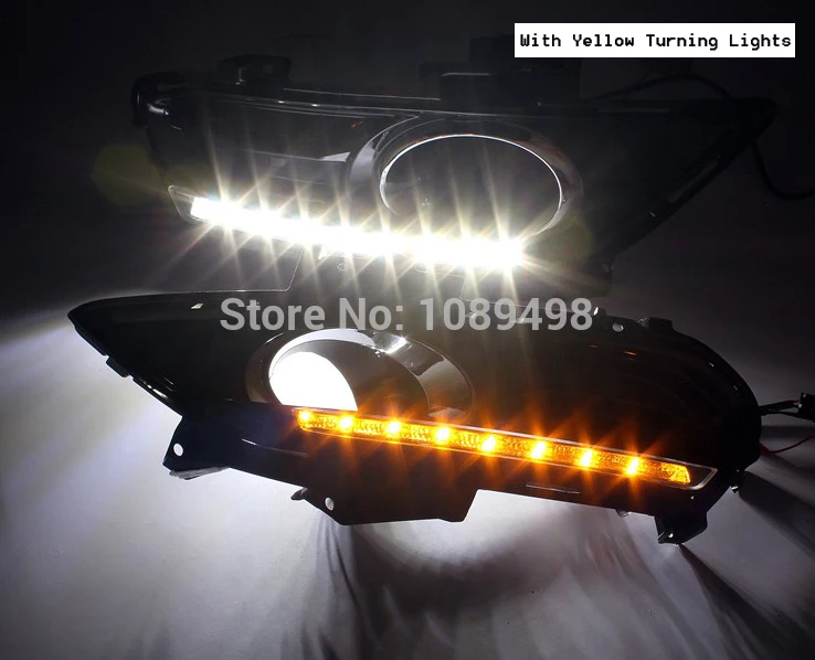 1 компл светодиодный светодиодные противотуманные фары для вождения DRL дневные