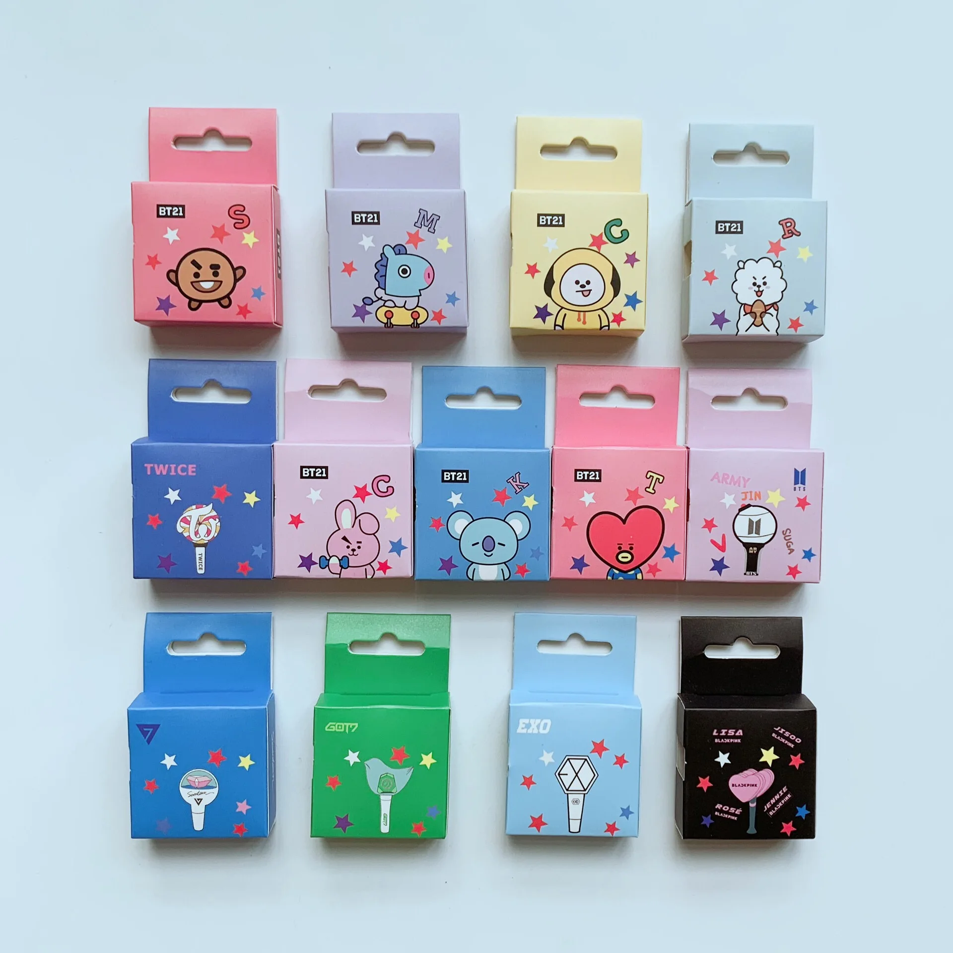 

3 YYBTS bulletproof youth group got7 exo twice Washi tape tape with the same peripheral