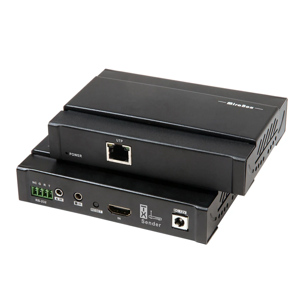 100 м 4K HDMI удлинитель для головок по UTP поддержка IR и RS-232 с дистанционным