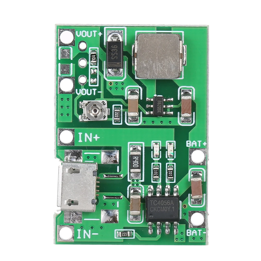 Плата зарядного устройства для литиевого аккумулятора 3 7 в до 9 В 18650 Повышающий