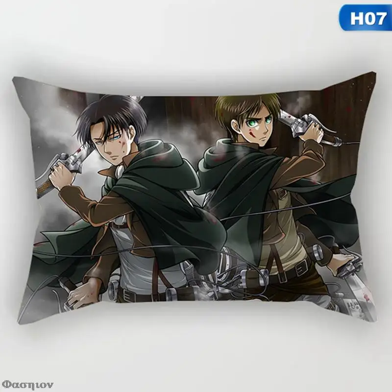 50x30 см Аниме наволочки атака на Титанов квадратная наволочка Рождественская