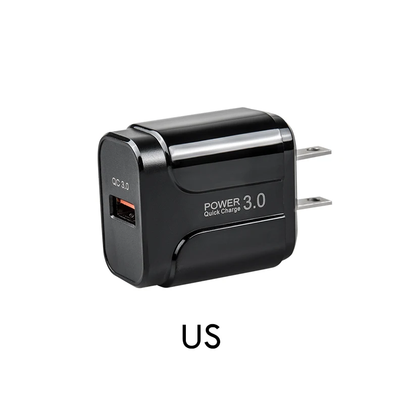 Быстрое зарядное устройство 5 В 3 А 0 USB черный американский Европейский адаптер