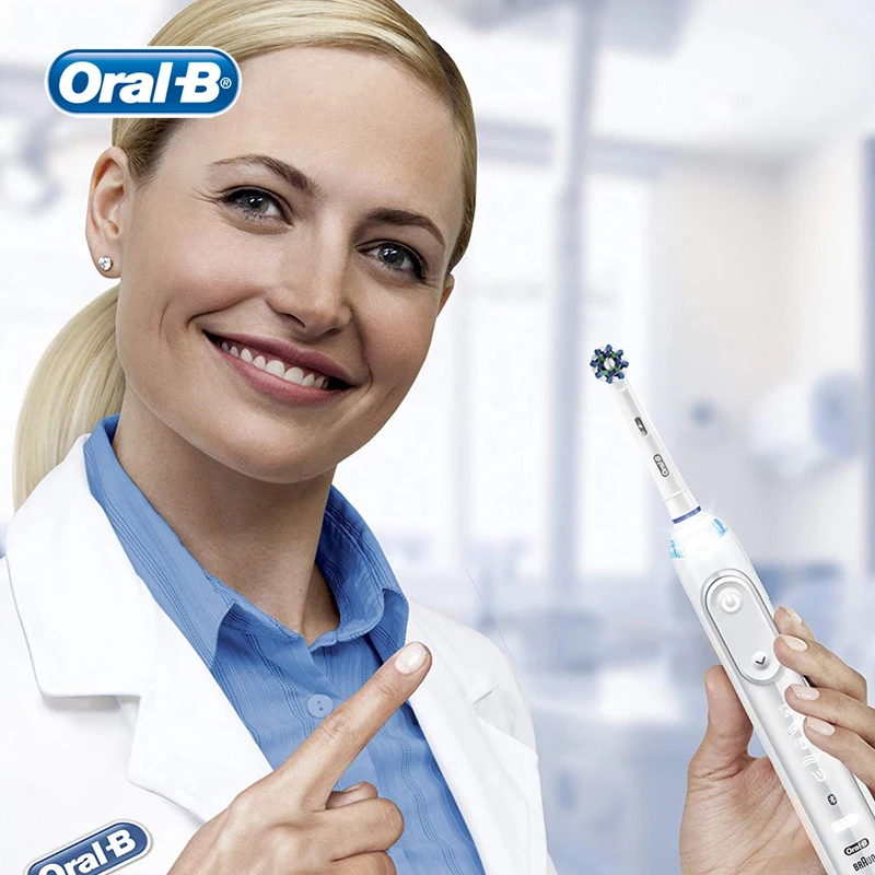 Зубная щетка Oral B сменная с крестообразной головкой для электрическая зубная