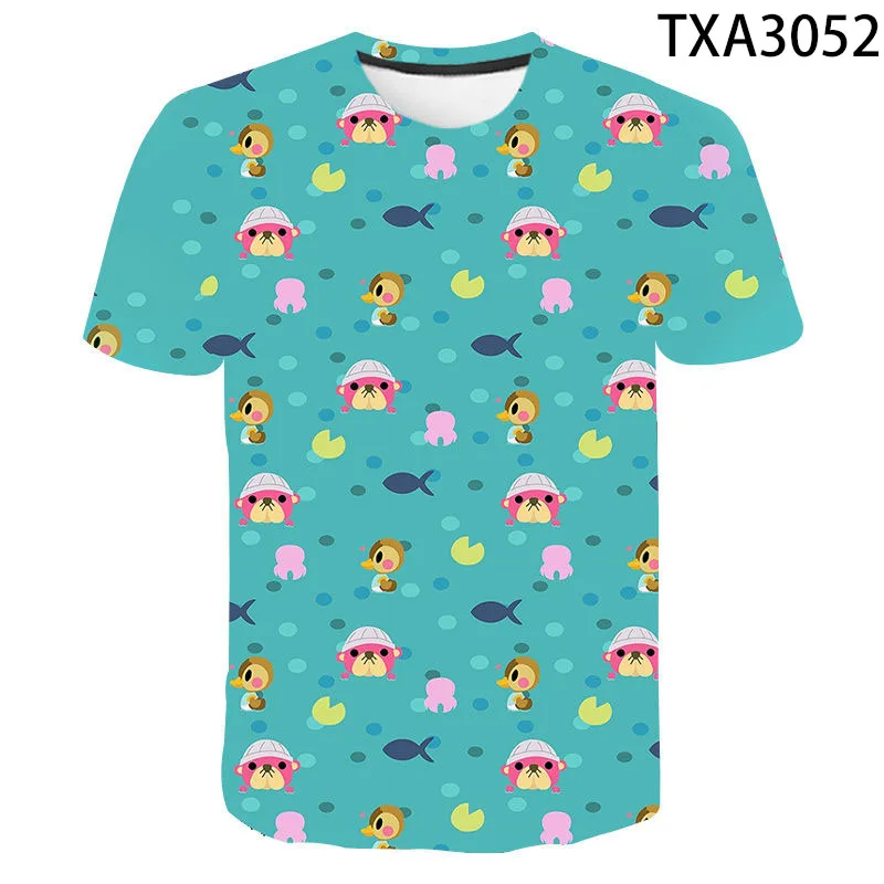 

2020 New Animal Crossing T-shirt Boy Girl Kids 3D Printed T shirts Casual Tops Men Women Children Summer Short Sleeve Cool Tees