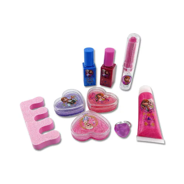 

Disney Frozen Children's Cosmetics Makeup Set Girl Play House Beautiful Lips Nail Polish Toys Hobbies Holiday Gift For Children