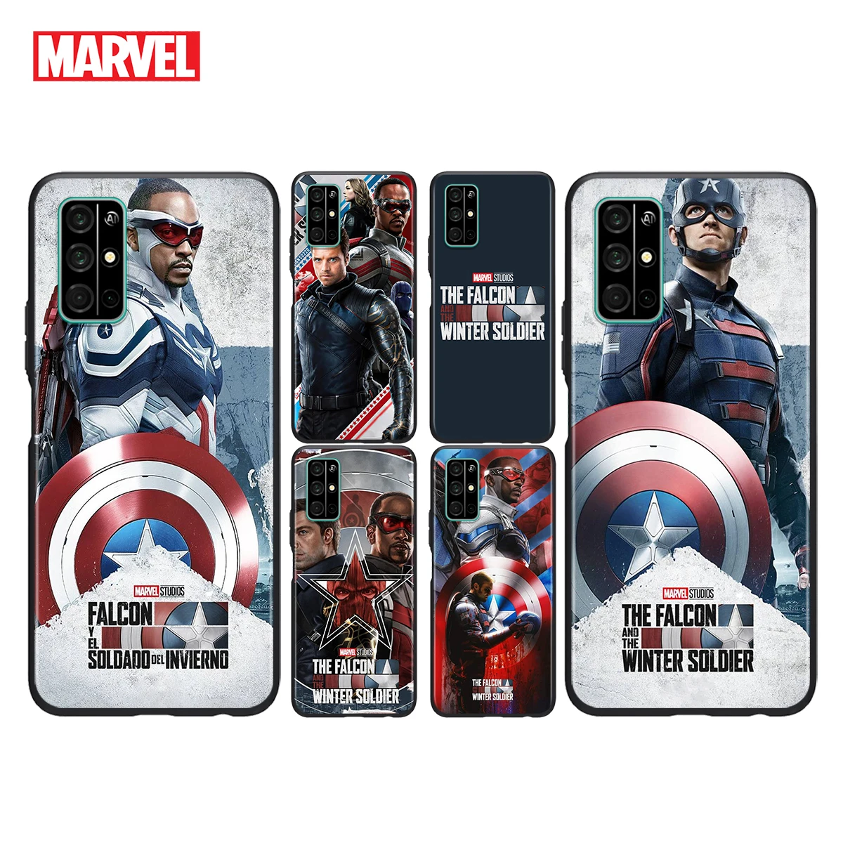 

Silicone Cover The Falcon and the Winter Soldier For Honor V30 View 20 V20 30i 30S 30 20S 20E 20i 20 Lite Pro Plus Phone Case