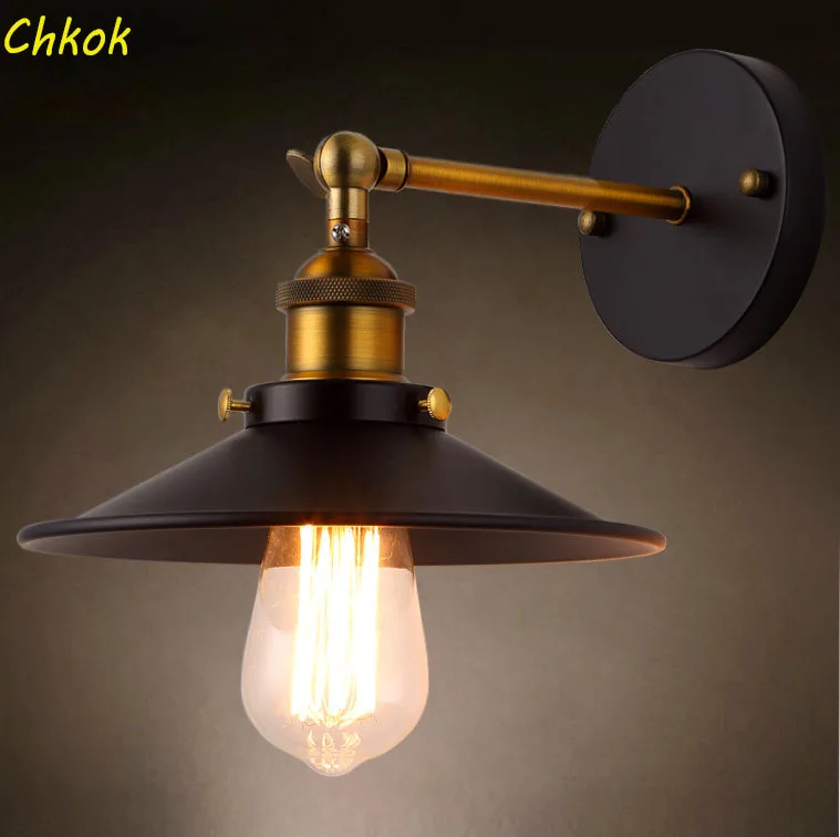 

Современная светодиодный настенная ретро-лампа Chkok, настенная лампа в скандинавском стиле для помещений, освещение балкона, коридора, насте...