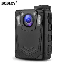 BOBLOV Wearable Body Worn Camera DMT204 HD 1080P IP65 Waterproof Security Police Camera Mini Comcord