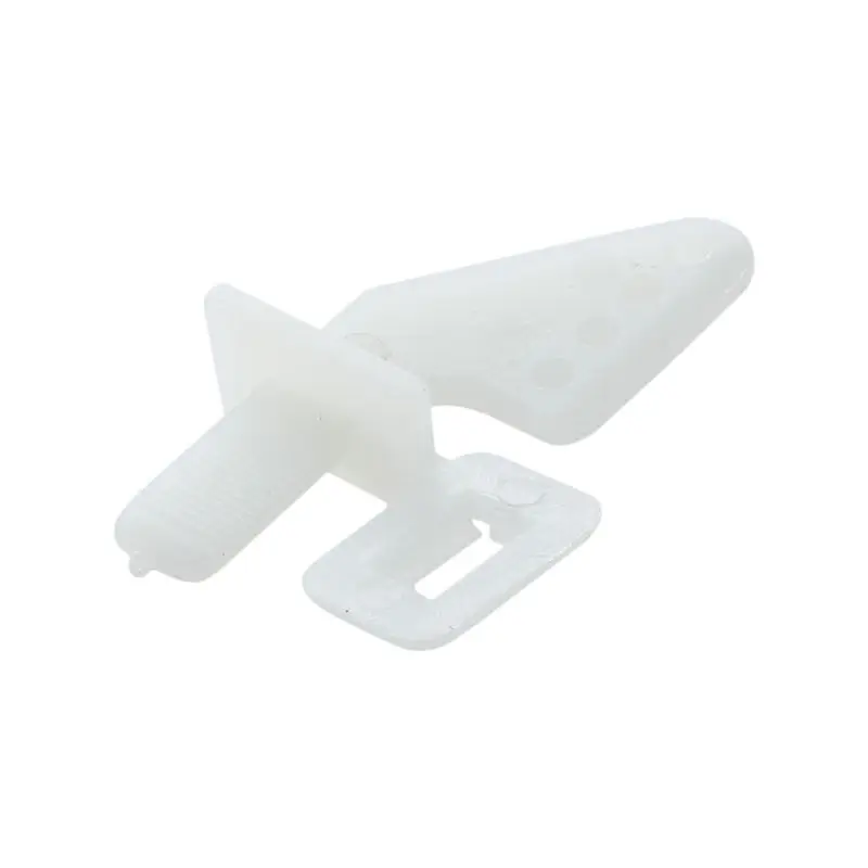 4 пары белый пластик отверстия управления рога для RC Игрушечная модель