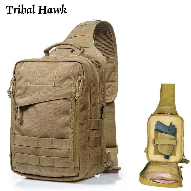 

Военная Одна сумка, тактическая штурмовая сумка через плечо Molle, мужской нагрудный рюкзак для пистолета, охоты, кемпинга, походов