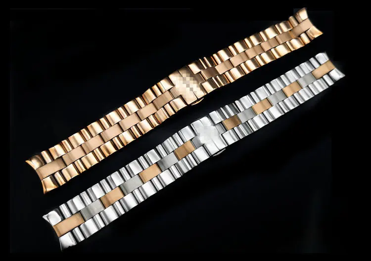 

Watch Accessories Strap for -Cartier Solid Stainless Steel Watch Strap Watch Band Butterfly Buckle Wristband Bracelet 18 22MM