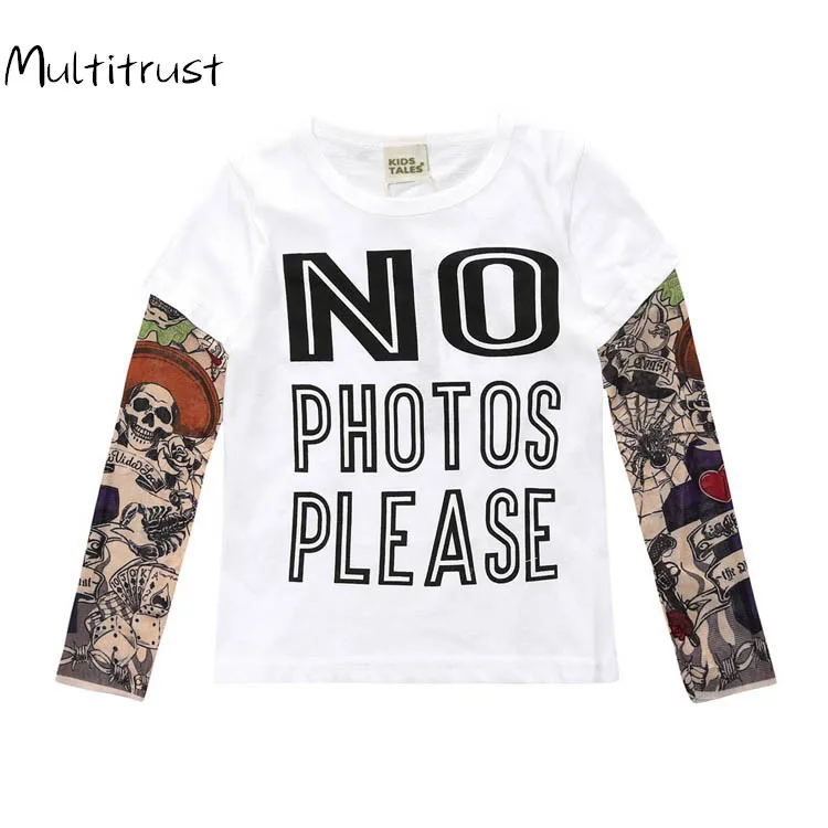 Футболка хлопковая с длинным рукавом для мальчиков 2-7 лет | Детская одежда и обувь