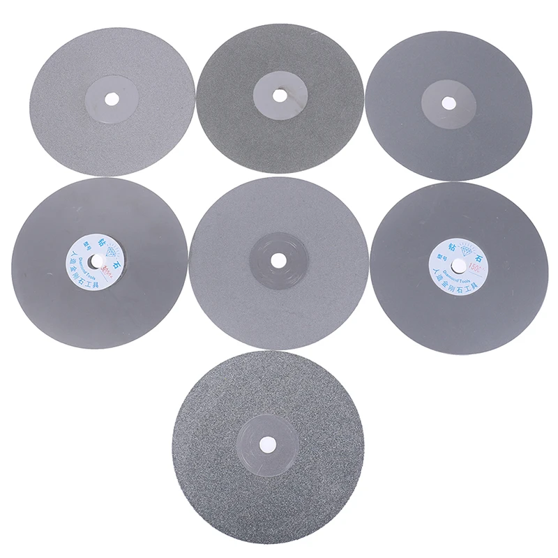 

Плоский круглый диск с алмазным покрытием, 1 шт., 6 дюймов, 150 мм, шлифовальный круг для ювелирных изделий, 80 ~ 3000 #