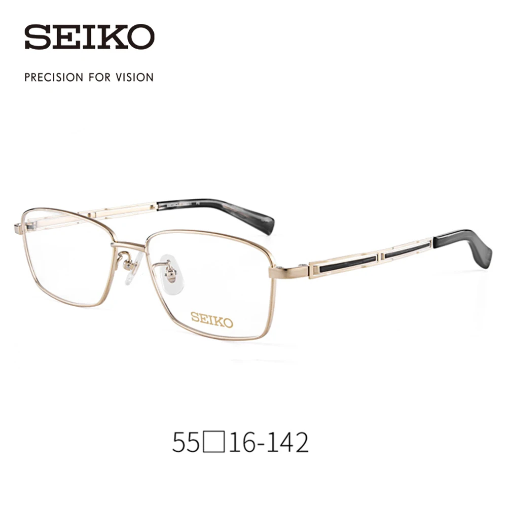 Оправа для очков SEIKO Мужская титановая высококлассные оптические очки золотого