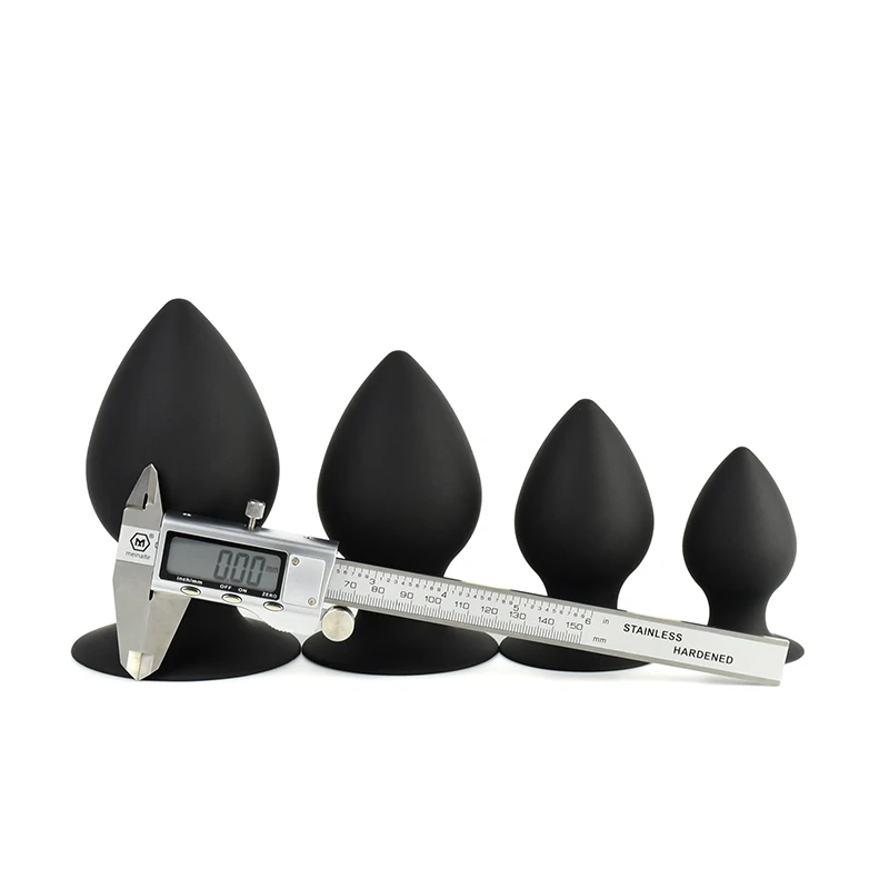 Секс-игрушки для взрослых силиконовая Анальная пробка большая с сильной