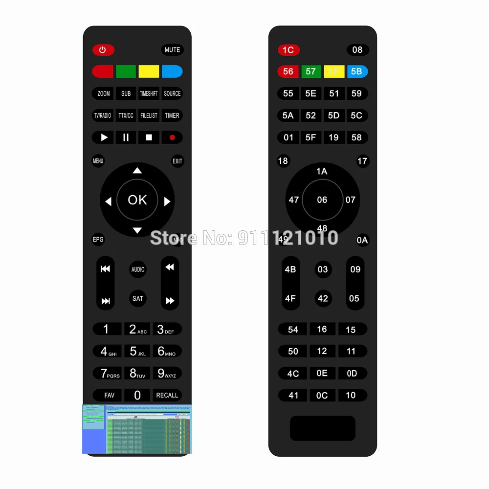 

2021 AIGYCAM Stable Product Satellite Box Panel Remote Control Replacement Remote Controller For AIGYCAM BOX Only