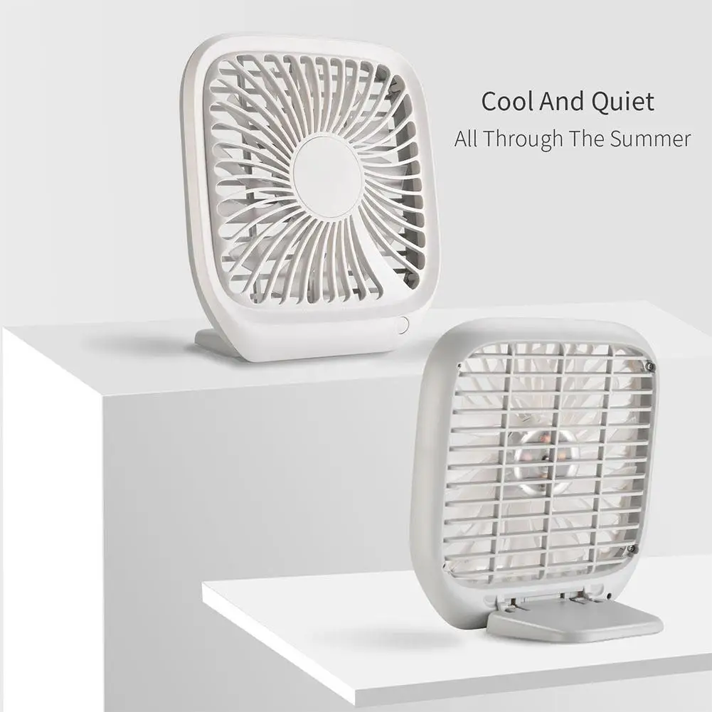 

Adoolla Portable Mini USB Charging Noiseless Desktop Electric Fan Gift Decoration