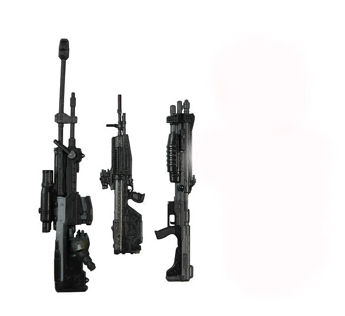 3pcs/set Weapon Gun Turret For 6&quot Halo Figure | Игрушки и хобби
