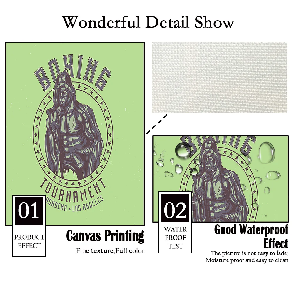 Боксерский истребитель художественные принты плакат Бойцовский клуб