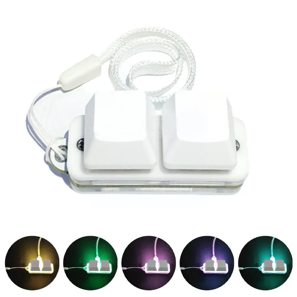 Мини-клавиатура для рисования с красной осью 2 клавиши программирование макросов