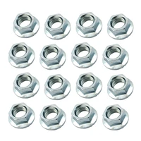 set of 16 new flange locking lug nuts for honda rancher 420 4x any typical adult atv quad wheel stud of m10 1 25 thread pitch
