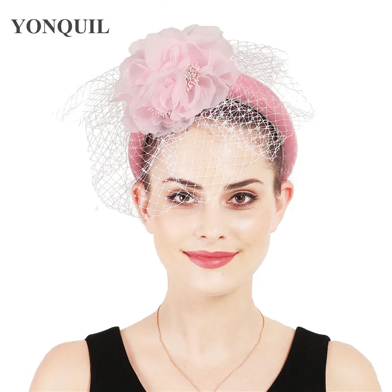 Элегантные Свадебные вуалетки туфли с завязками на элегантные головные уборы