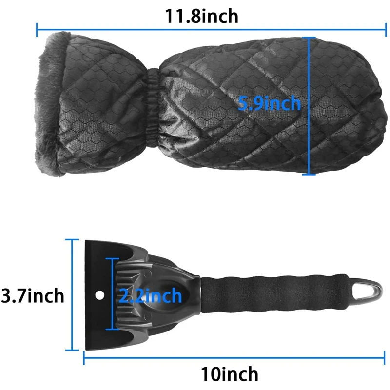 Перчатка для снега на ветровом стекле водонепроницаемая варежка удаления
