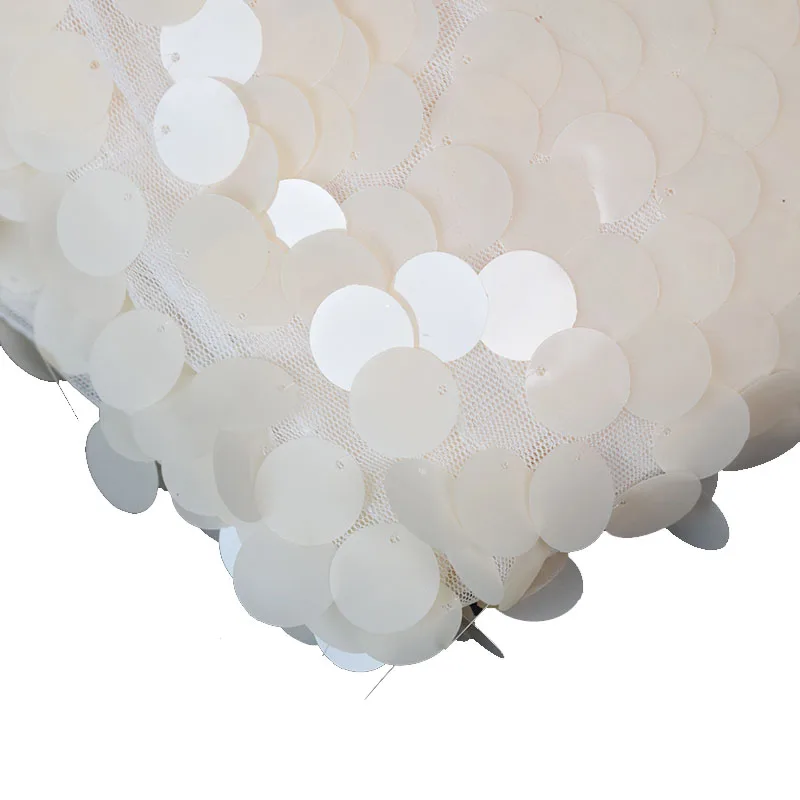 18 мм большая блестящая ткань бежевое дизайнерское шитье свадебное платье